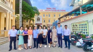 Trường Đại học Nông Lâm Thái Nguyên phối hợp tổ chức tư vấn hướng nghiệp, tuyển sinh tại Trung tâm Giáo dục thường xuyên tỉnh Hải Phòng